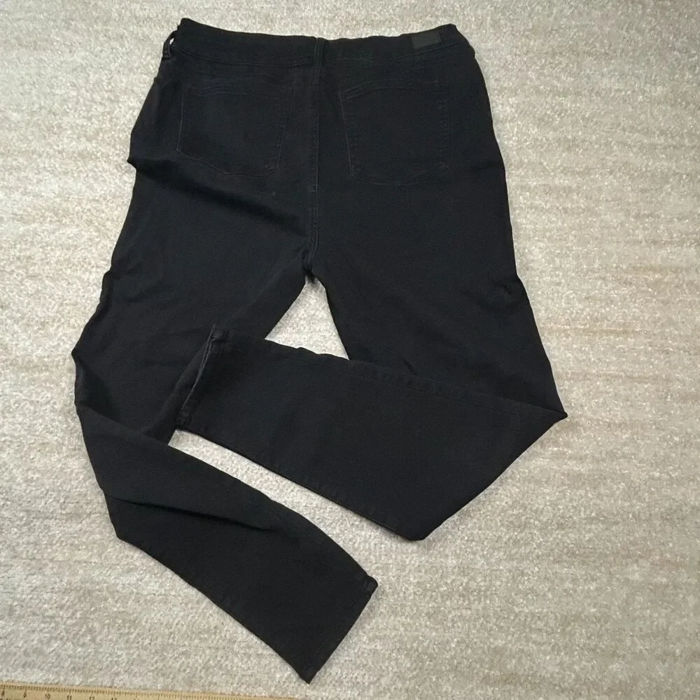 Truth + Theory Womens Black Skinny Jeans Stretch 28 Inseam fabric